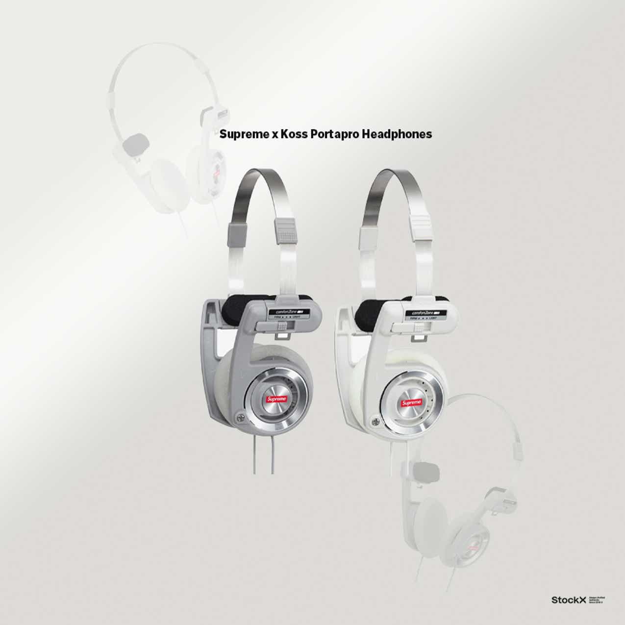 Secondary B1 Supreme x Koss Portapro Headphones 